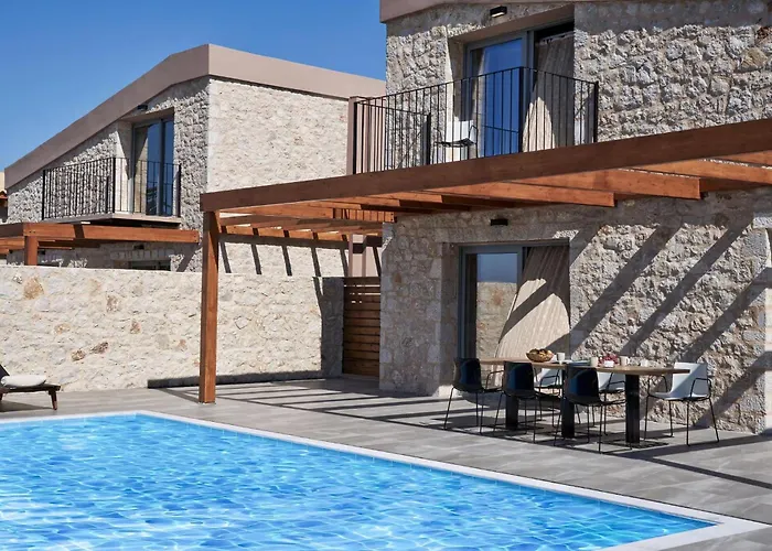 Luxury Rhodes Amina Sea View Private Swimming Pool וילה