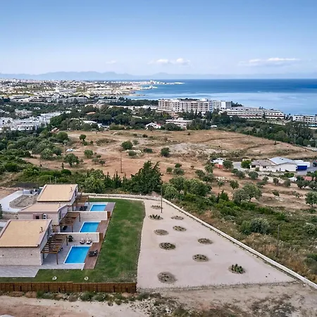 Villa Luxury Rhodes Amina Sea View Private Swimming Pool Rhodes City