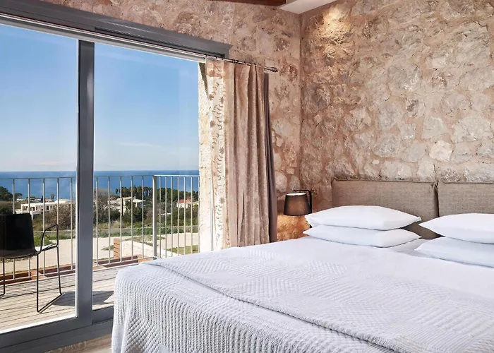 Luxury Rhodes Amina Sea View Private Swimming Pool Villa