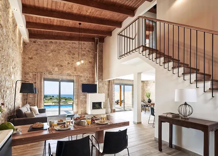 Villa Luxury Rhodes Amina Sea View Private Swimming Pool