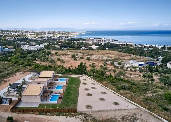 Villa Luxury Rhodes Amina Sea View Private Swimming Pool Rhodes City